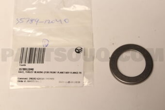 3578912040 Toyota RACE, THRUST BEARING (FOR FRONT PLANETARY FLANGE FRONT)