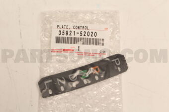 3592152020 Toyota PLATE, CONTROL POSITION INDICATOR