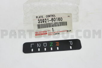 3592160160 PLATE, CONTROL POSITION INDICATOR