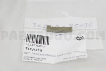 3624935030 KEY, SYNCHROMESH SHIFTING, TRANSFE