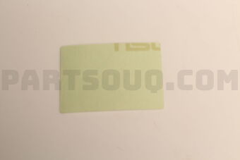 3819260110 Toyota PLATE, CAUTION, NO.2