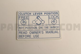 3819260110 Toyota PLATE, CAUTION, NO.2