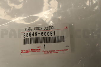 3864960051 Toyota WIRE, WINCH CONTROL