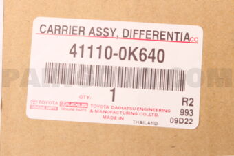 411100K640 CARRIER ASSY  DIFFER