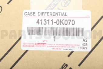 413110K070 CASE, FRONT DIFFERENTIAL