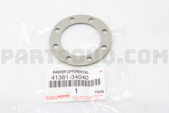 4136134040 Toyota WASHER, FRONT DIFFERENTIAL SIDE GEAR THRUST, NO.1