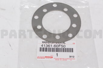 4136160F50 Toyota WASHER, FRONT DIFFERENTIAL SIDE GEAR THRUST, NO.1