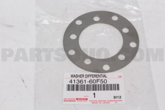 4136160F50 Toyota WASHER, FRONT DIFFERENTIAL SIDE GEAR THRUST, NO.1