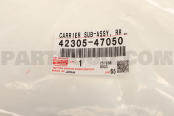 4230547050 Toyota CARRIER SUB-ASSY  RR