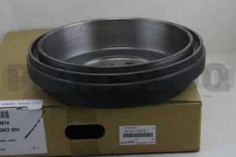 4243126181 DRUM SUB-ASSY, REAR BRAKE