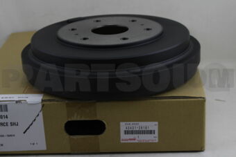 4243126181 DRUM SUB-ASSY, REAR BRAKE