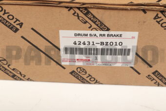 42431BZ010 DRUM SUB-ASSY, REAR BRAKE
