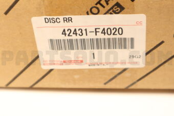 42431F4020 Toyota DISC  RR