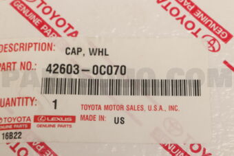 426030C070 ORNAMENT SUB-ASSY, WHEEL HUB