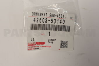 4260353140 ORNAMENT SUB-ASSY