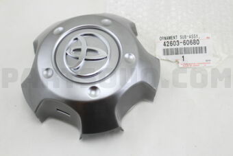 4260360680 Toyota ORNAMENT SUB-ASSY, WHEEL HUB(FOR FRONT)