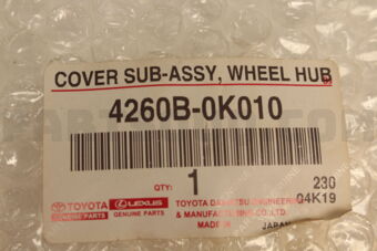 4260B0K010 Toyota COVER SUB-ASSY  WHEE