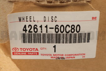 4261160C80 WHEEL, DISC