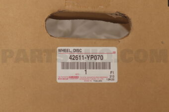 42611YP070 Toyota WHEEL, DISC
