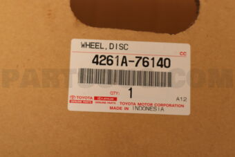 4261A76140 Toyota WHEEL  DISC CHROME