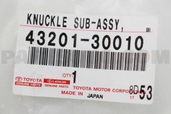 4320130010 KNUCKLE, STEERING, RH