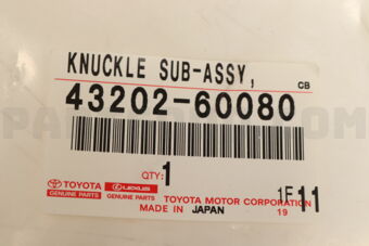 4320260080 KNUCKLE SUB-ASSY