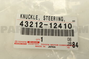 4321212410 KNUCKLE, STEERING, LH