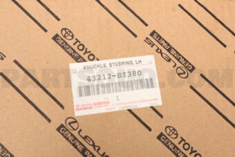 43212BZ380 KNUCKLE  STEERING  L