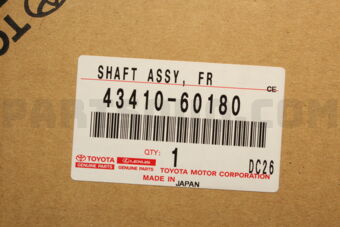 4341060180 SHAFT ASSY  FR