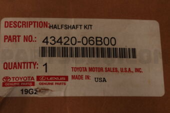 4342006B00 SHAFT ASSY, FRONT DRIVE, LH