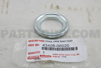 4345806020 COVER, FRONT DRIVE SHAFT DUST