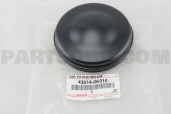 435140K010 CAP, FRONT AXLE HUB GREASE, RH/LH