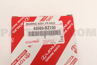43560BZ100 BEARING ASSY  FR AXL