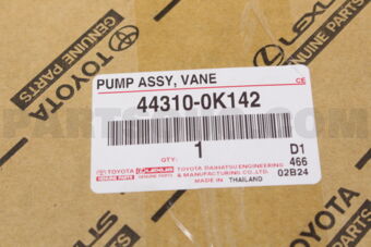 443100K142 PUMP ASSY  VANE