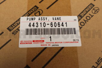 4431060641 Toyota PUMP ASSY  VANE