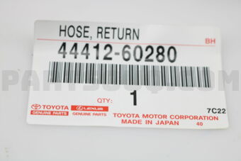 4441260280 HOSE, RETURN, NO.1