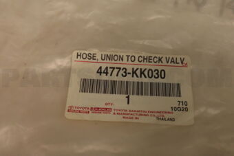 44773KK030 Toyota HOSE  UNION TO CHECK