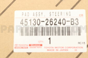 4513026240B3 BUTTON ASSY, HORN