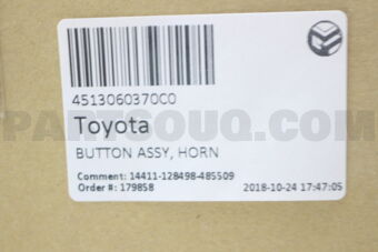 4513060370C0 BUTTON ASSY, HORN