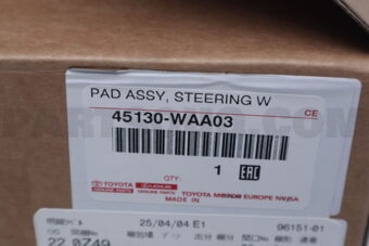 45130WAA03 PAD ASSY, STEERING