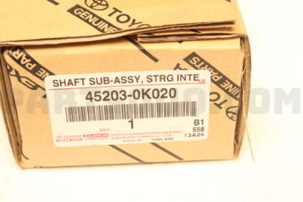 452030K020 Toyota SHAFT SUB-ASSY, STEERING INTERMEDIATE, NO.2