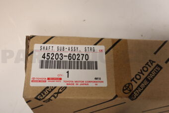 4520360270 Toyota SHAFT SUB-ASSY, STRG
