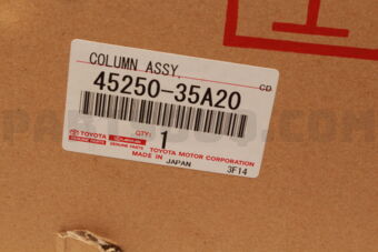 4525035A20 Toyota COLUMN ASSY, STEERING