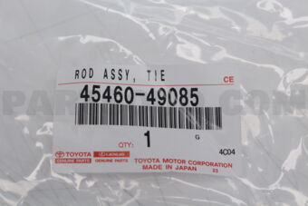 4546049085 Toyota ROD ASSY  TIE