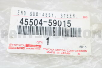4550459015 END SUB-ASSY, STEERING RACK