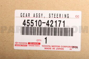 4551042171 GEAR ASSY  STEERING