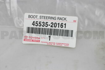 4553520161 BOOT, STEERING RACK, NO.1