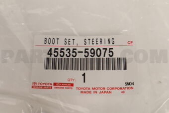 4553559075 Toyota BOOT SET  STEERING