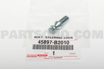 45897B2010 BOLT, STEERING LOCK SET