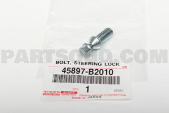 45897B2010 BOLT, STEERING LOCK SET
